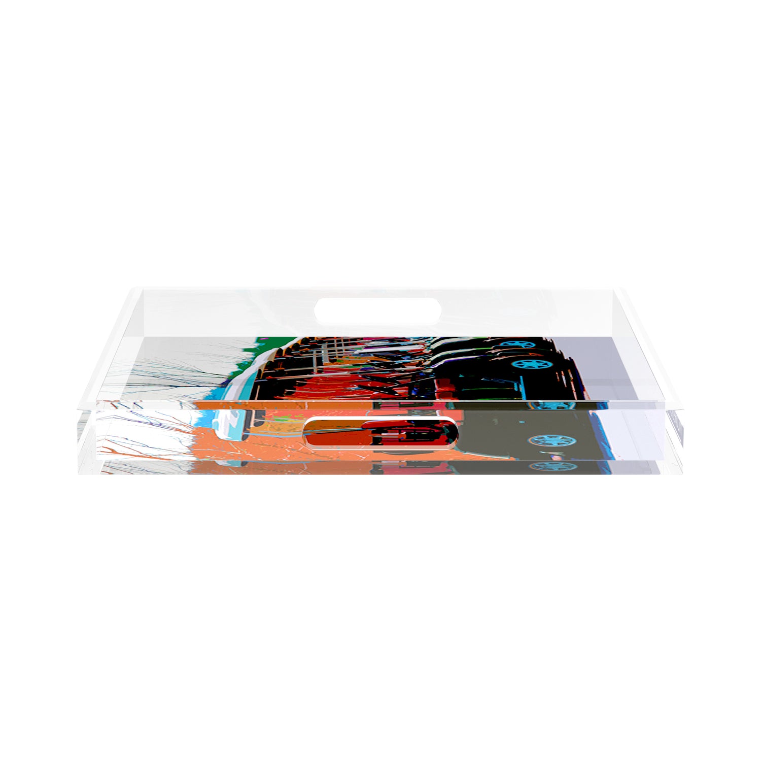 Golf Nine Iron Fall 15X15 Acrylic Tray - nicolettemayer.com 