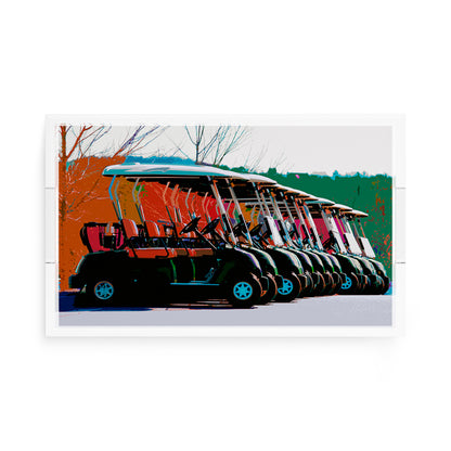Golf Nine Iron Fall  17X10.5 Acrylic Tray - nicolettemayer.com 