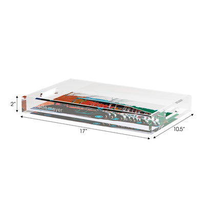 Golf Nine Iron Fall  Set of 3 Acrylic Tray - nicolettemayer.com 