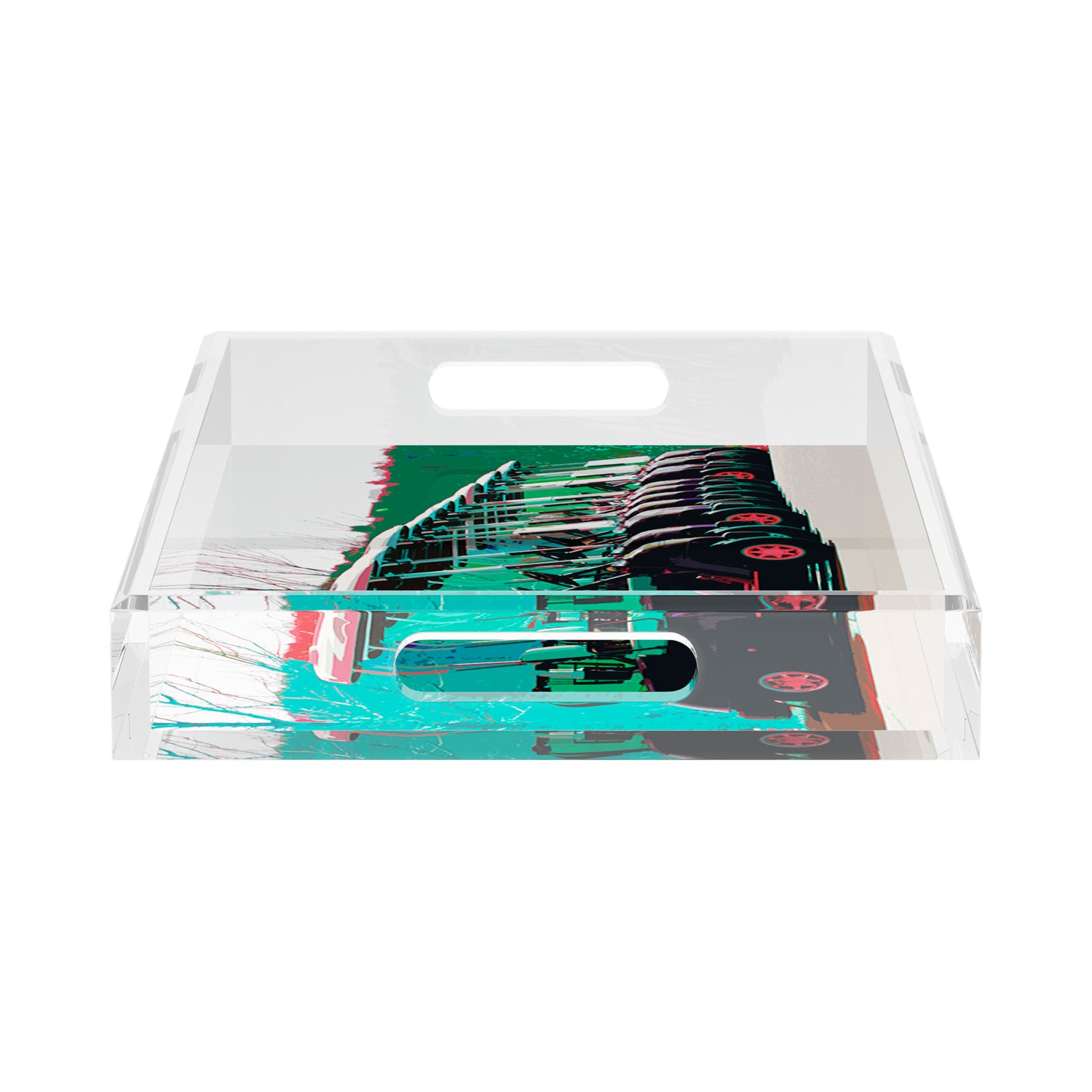 Golf Nine Iron Green  17X10.5 Acrylic Tray - nicolettemayer.com 