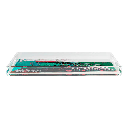 Golf Nine Iron Green  22.5x14.5 Acrylic Tray - nicolettemayer.com 
