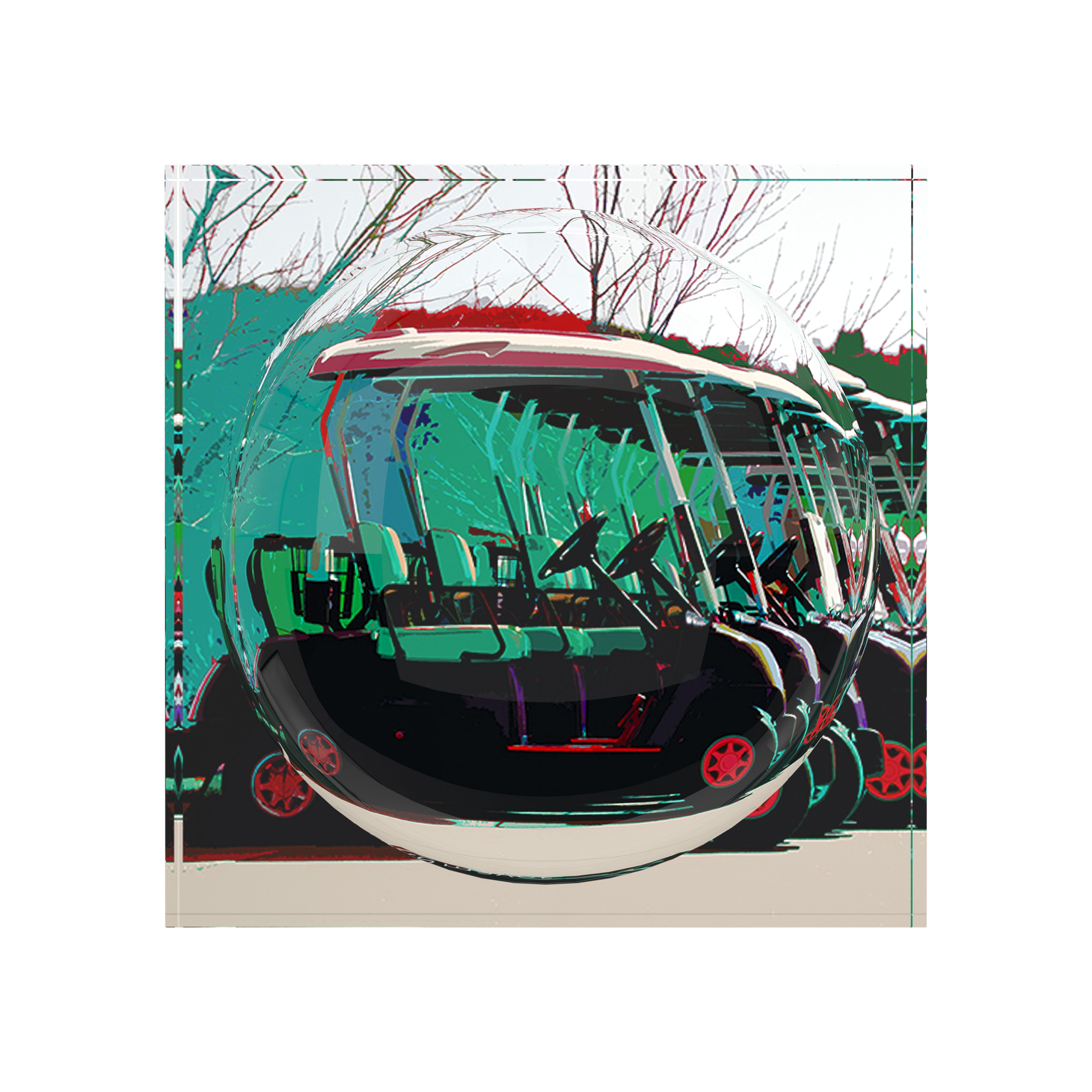 Golf Nine Iron Green Candy Catchall Dish