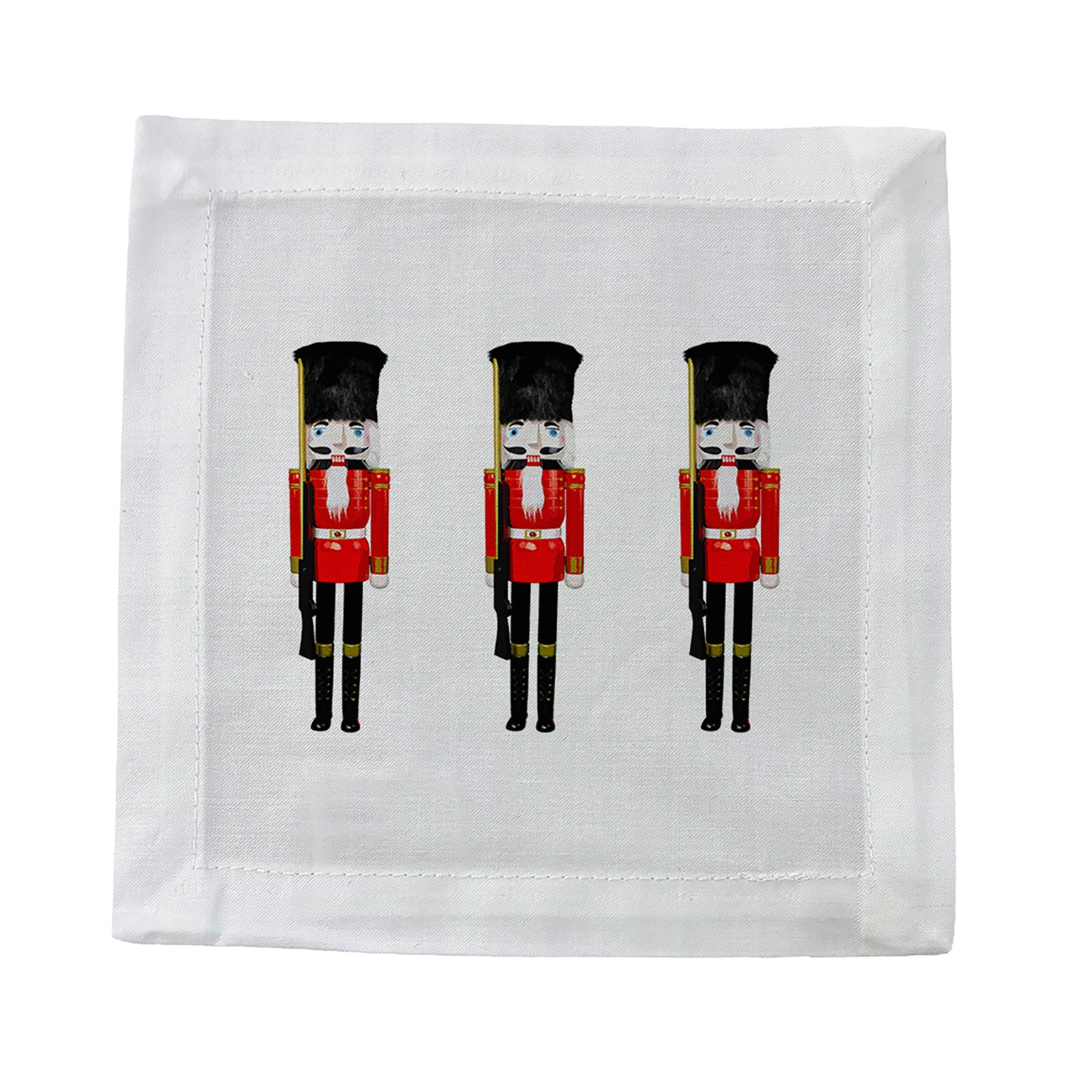 Nutcracker Cotton Sateen Cocktail Napkins