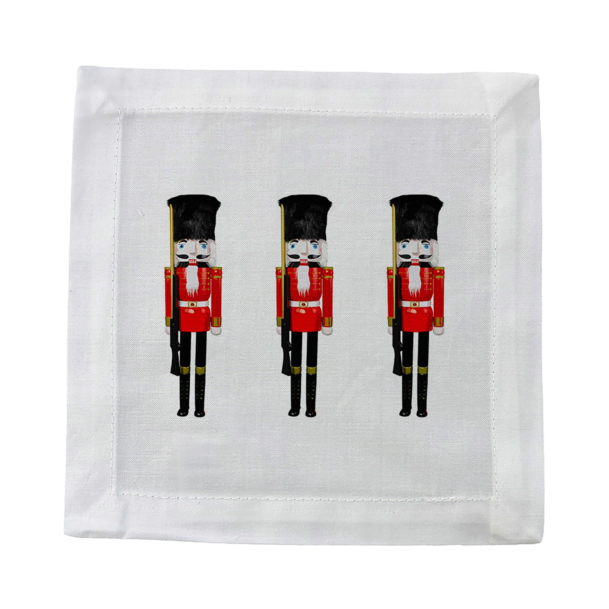 Nutcracker Cotton Sateen Cocktail Napkins