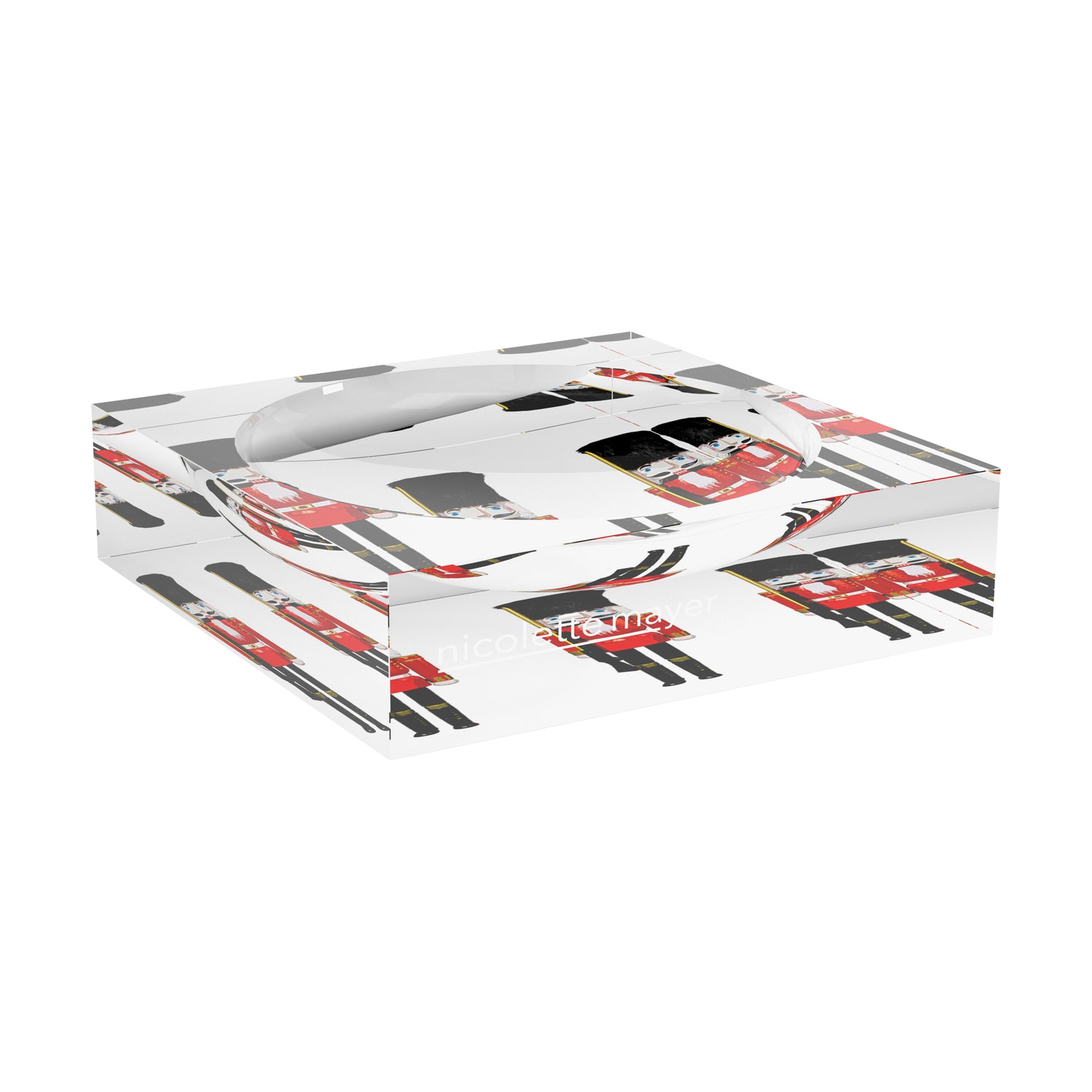 Nutcracker Acrylic Candy Catchall Dish - nicolettemayer.com