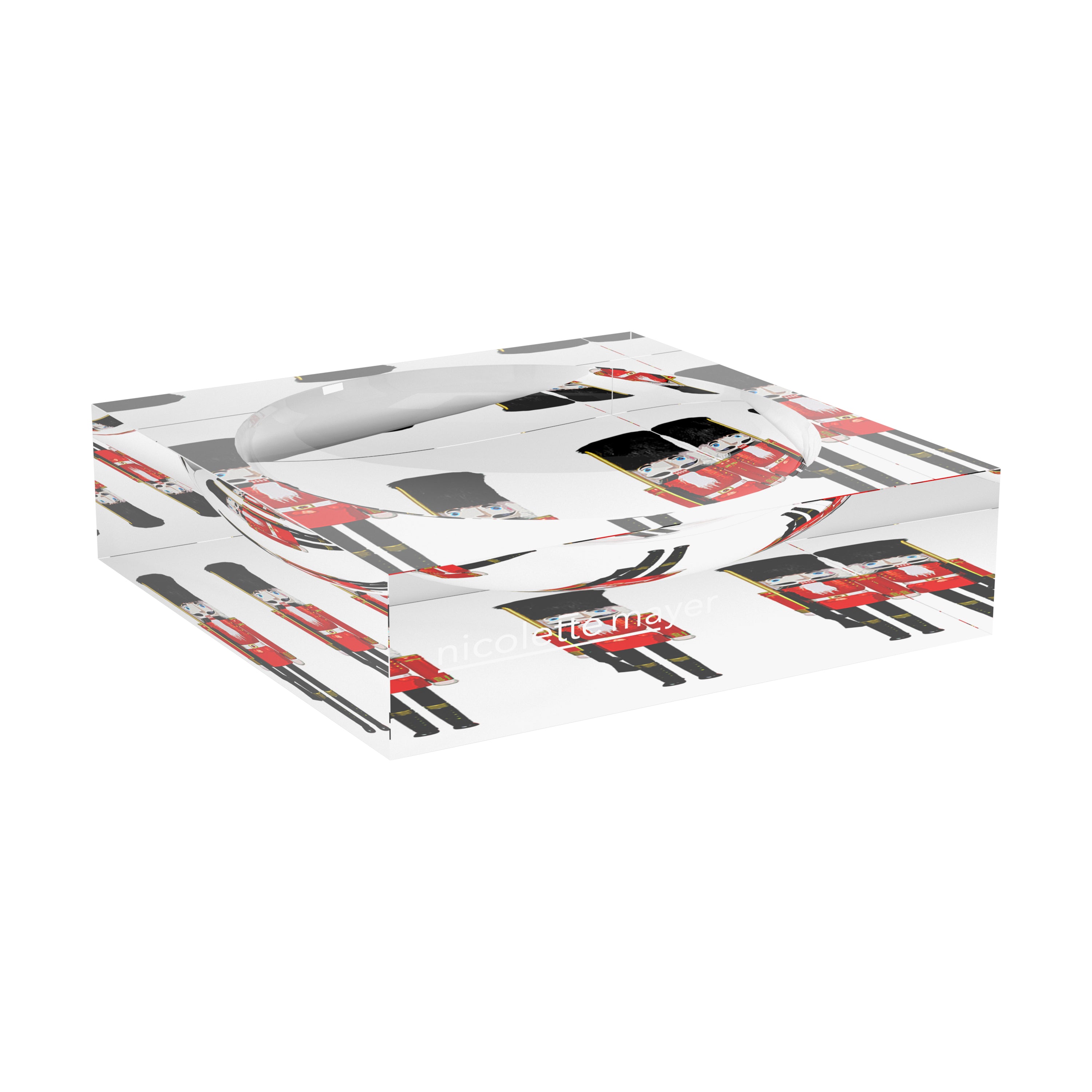 Nutcracker Acrylic Candy Catchall Dish - nicolettemayer.com
