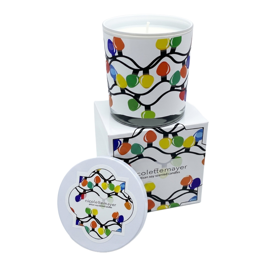 Xmas Tangle Primaries Candle - nicolettemayer.com