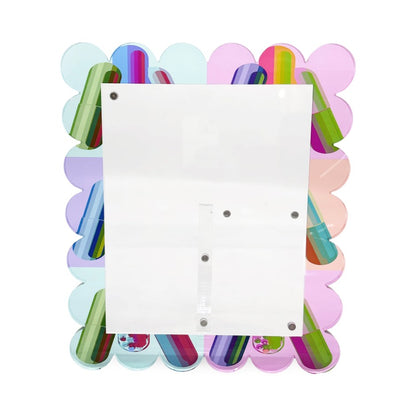 Ode To Hurst Neon Acrylic Scallop Frame
