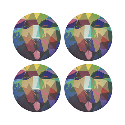 Ode to Okuda Candy 16&quot; Round Pebble Placemats, Set of 4 - nicolettemayer.com
