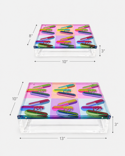 Ode To Hurst Neon Acrylic Box - nicolettemayer.com
