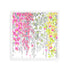 Orchid Garden Pink Green Acrylic Decorative Tray, 12 x 12 in. by Nicolette Mayer 