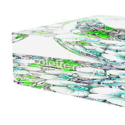 Orchid Phalaenopsis Robins Egg Acrylic Candy Catchall Dish - nicolettemayer.com