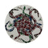Ouroboros White Round Beaded Placemat Smooth - nicolettemayer.com
