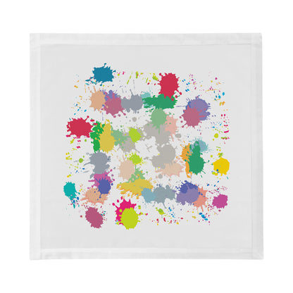 Paint Splatter Cotton Sateen Dinner Napkins - nicolettemayer.com