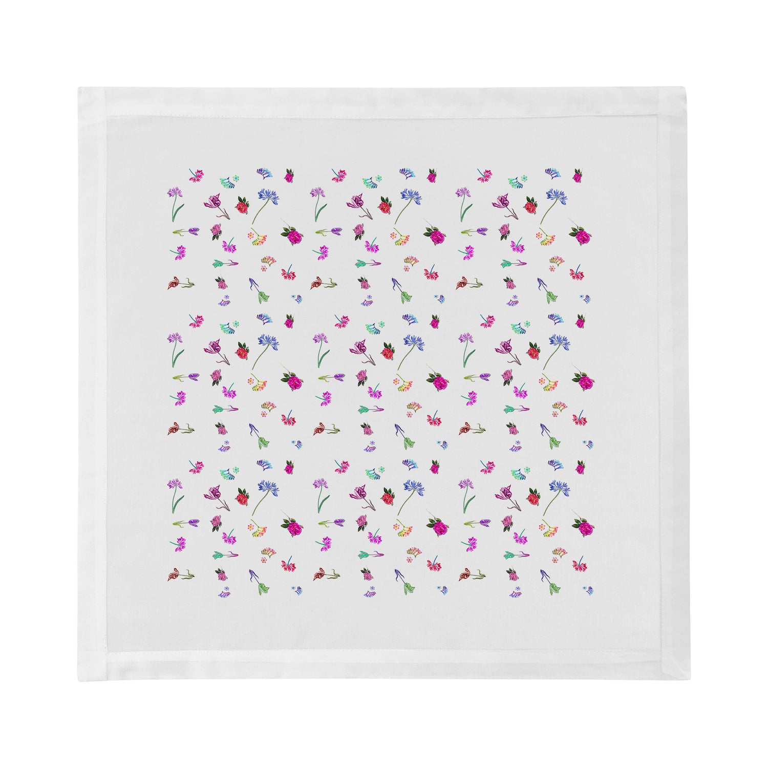Pistils Tossed Cotton Sateen Dinner Napkins - nicolettemayer.com