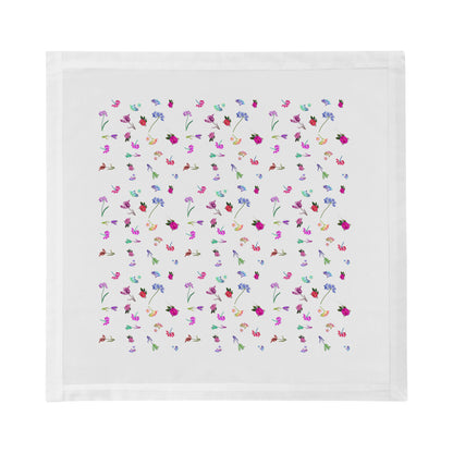 Pistils Tossed Cotton Sateen Dinner Napkins - nicolettemayer.com