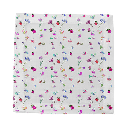 Pistils Tossed Cotton Sateen Cocktail Napkins - nicolettemayer.com