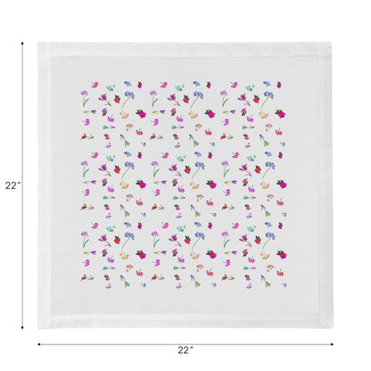 Pistils Tossed Cotton Sateen Dinner Napkins - nicolettemayer.com
