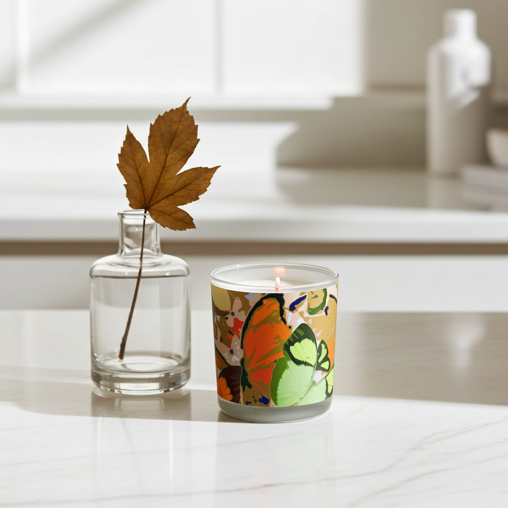 Mariposa Yellow Candle