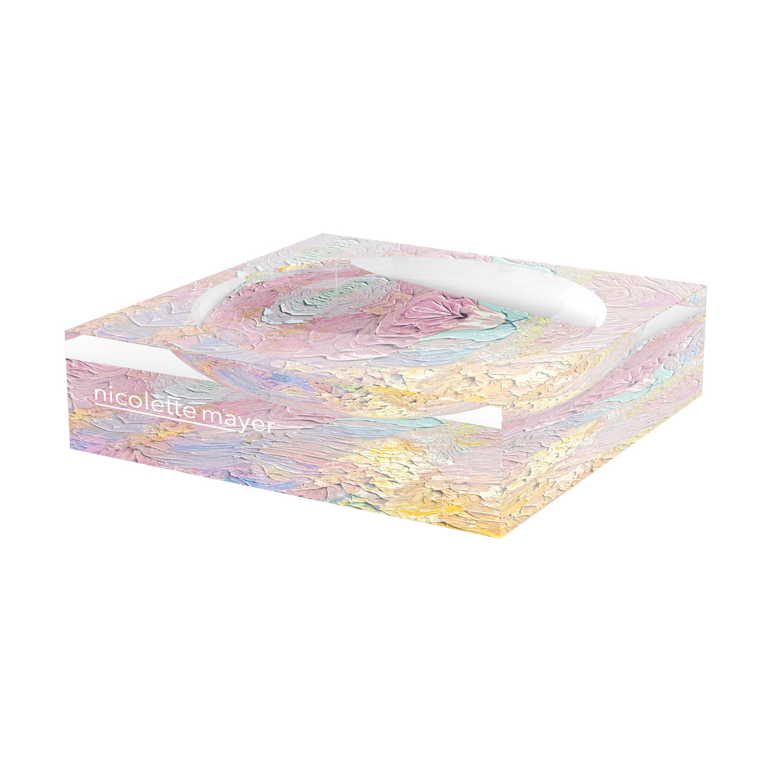 Paint Pastel Acrylic Candy Catchall Dish