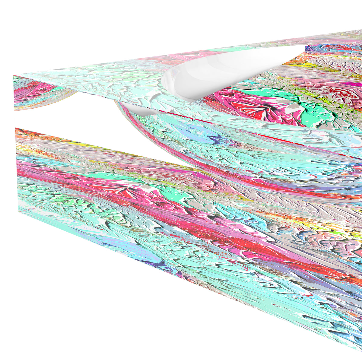 Paint Brights Acrylic Candy Catchall Dish, 6 x 6 in., 8 x 8 in. by Nicolette Mayer