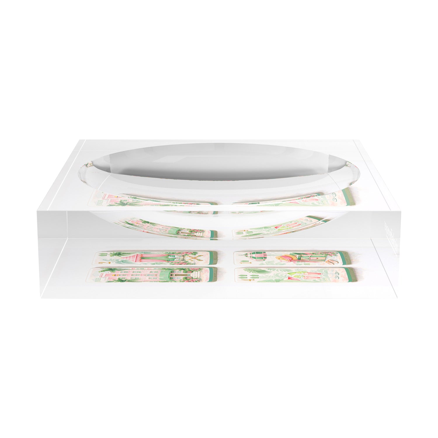 Palm Beach Theme Mahj Candy Catchall Dish