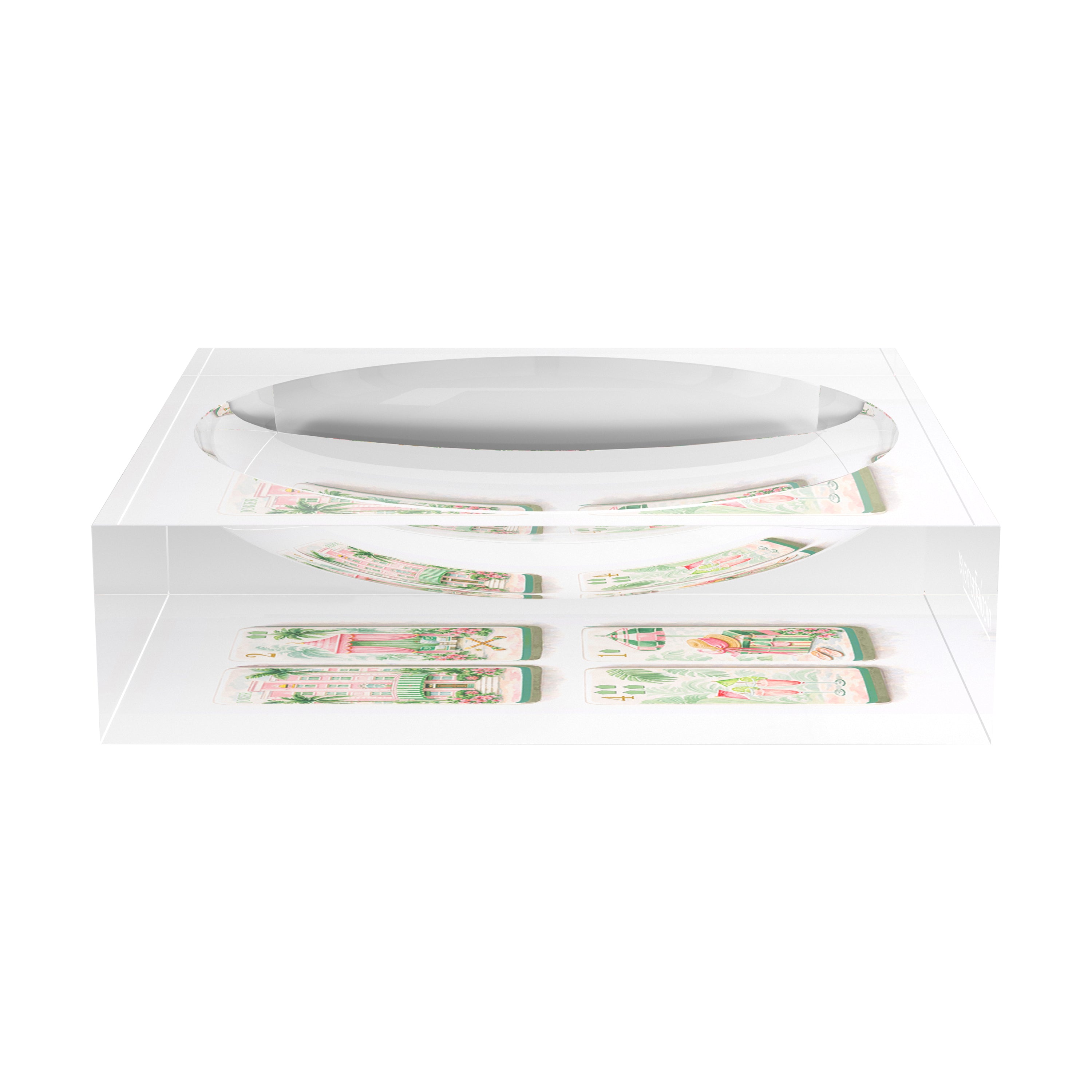 Palm Beach Theme Mahj Candy Catchall Dish