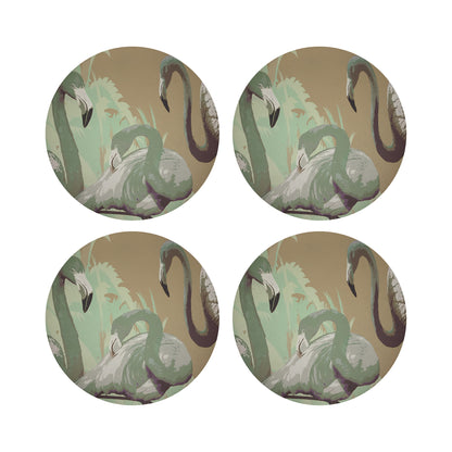 Palm Springs Belize 16&quot; Round Pebble Placemats, Set of 4 - nicolettemayer.com
