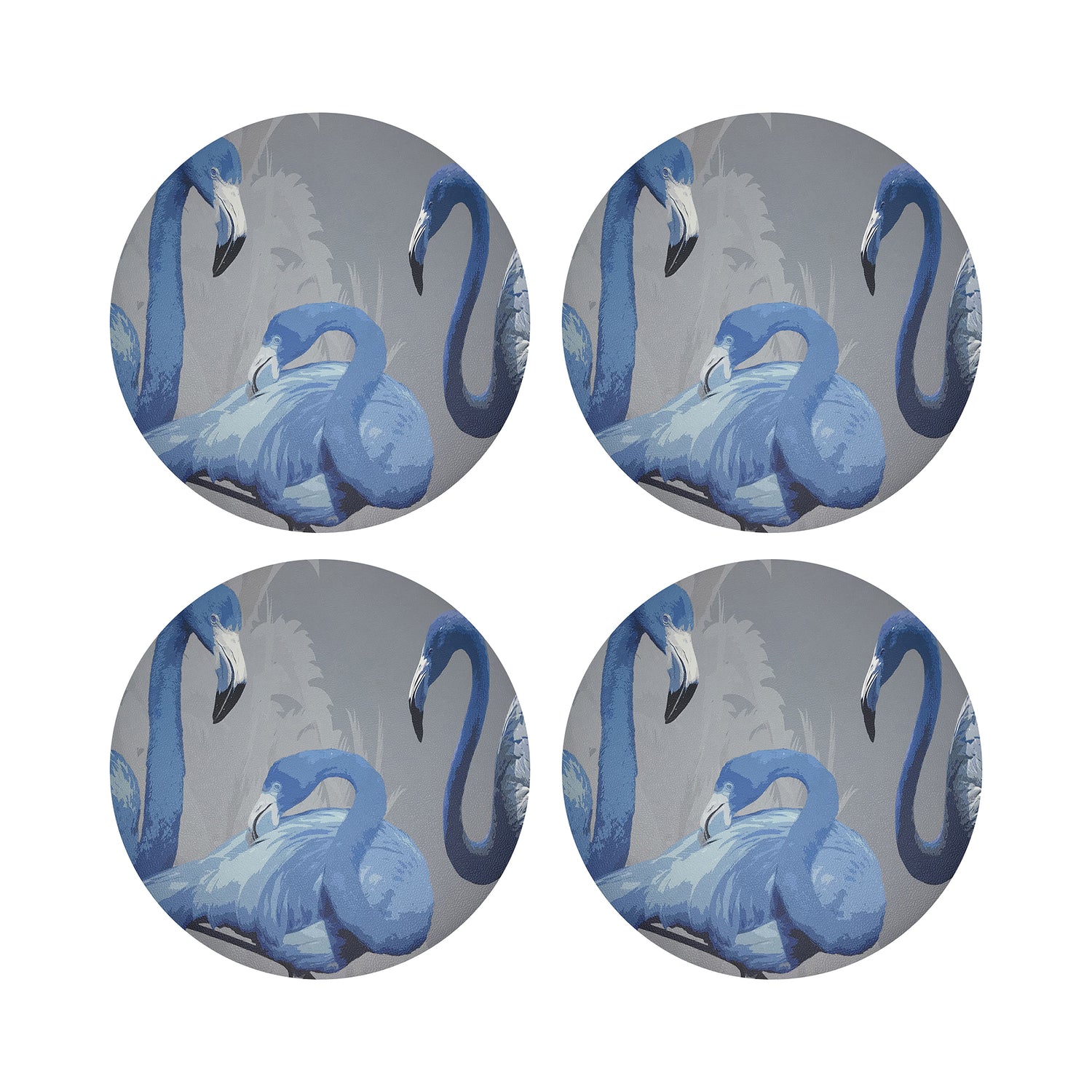 Palm Springs Beverley 16&quot; Round Pebble Placemats, Set of 4 - nicolettemayer.com
