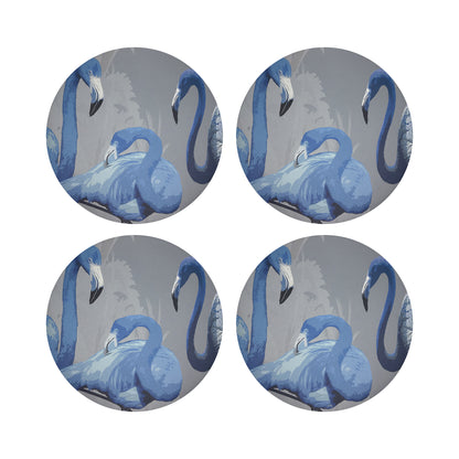 Palm Springs Beverley 16&quot; Round Pebble Placemats, Set of 4 - nicolettemayer.com
