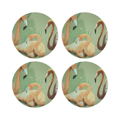 Palm Springs Granada 16&quot; Round Pebble Placemats, Set of 4 - nicolettemayer.com
