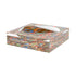 Paper Dolls XOXO Brown Acrylic Candy Catchall Dish, 6 x 6 in., 8 x 8 in. by Nicolette Mayer 