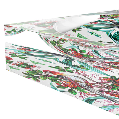 Parrot Passion Red Acrylic Candy Catchall Dish