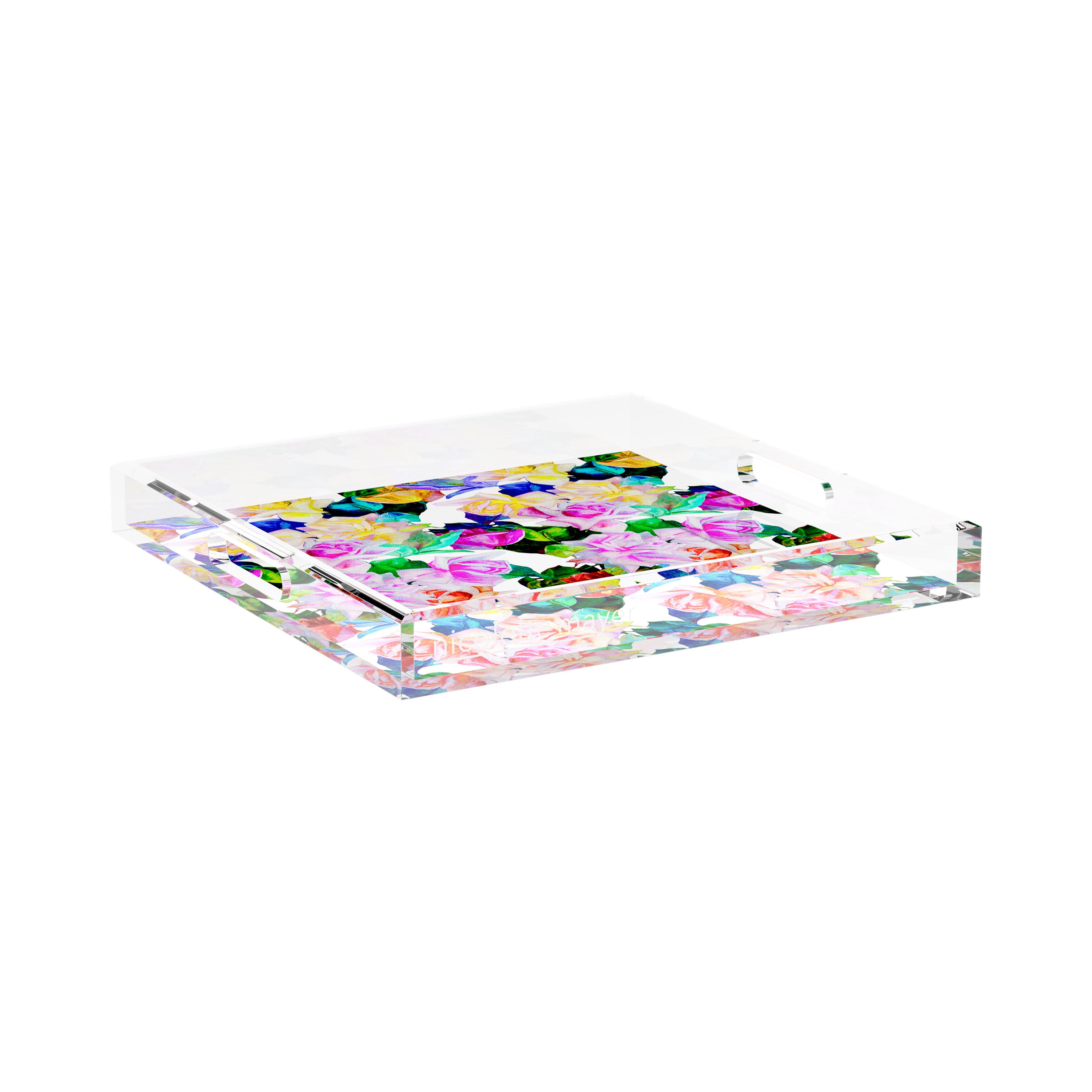 Passion Intenso 15X15 Acrylic Tray - nicolettemayer.com
