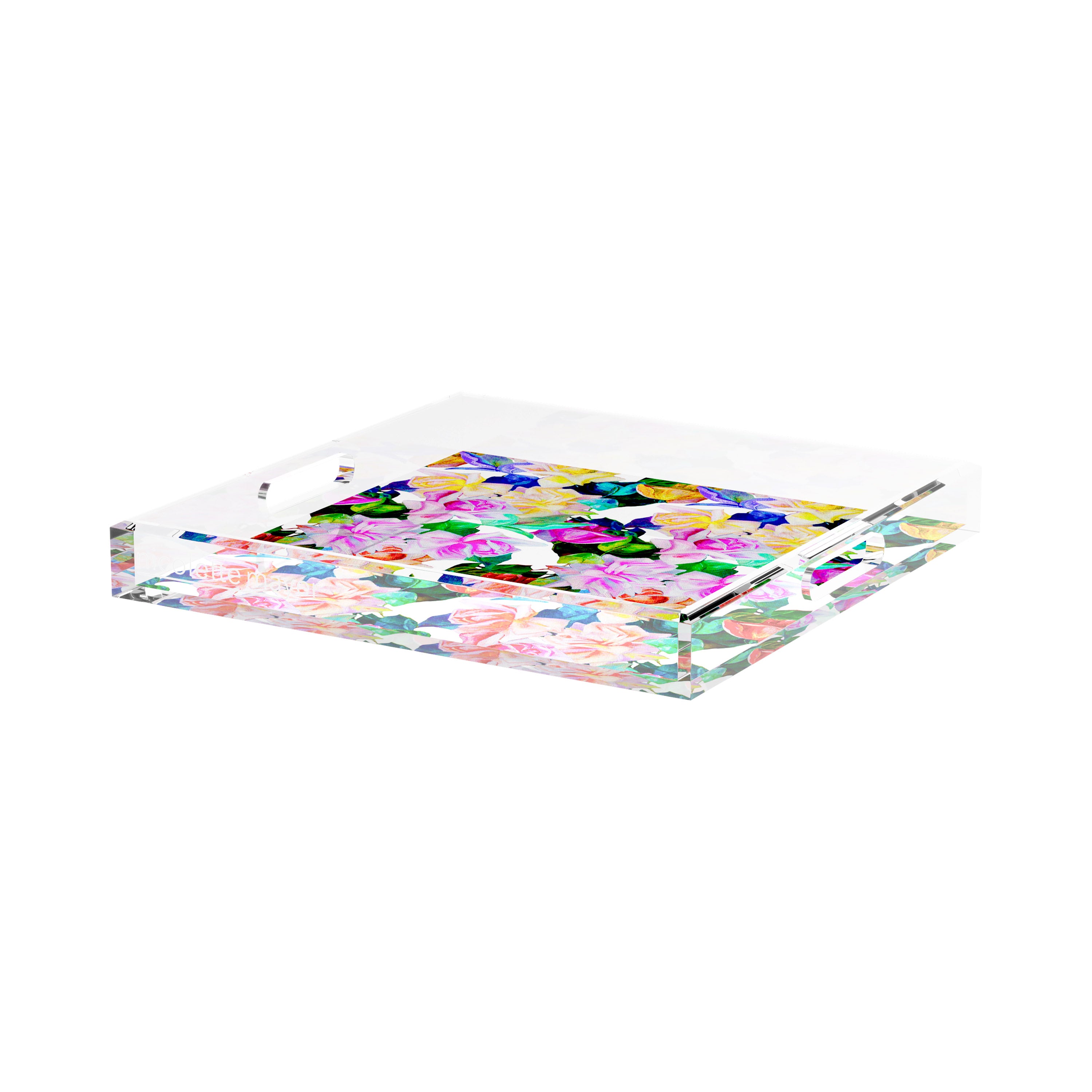 Passion Intenso 15X15 Acrylic Tray - nicolettemayer.com
