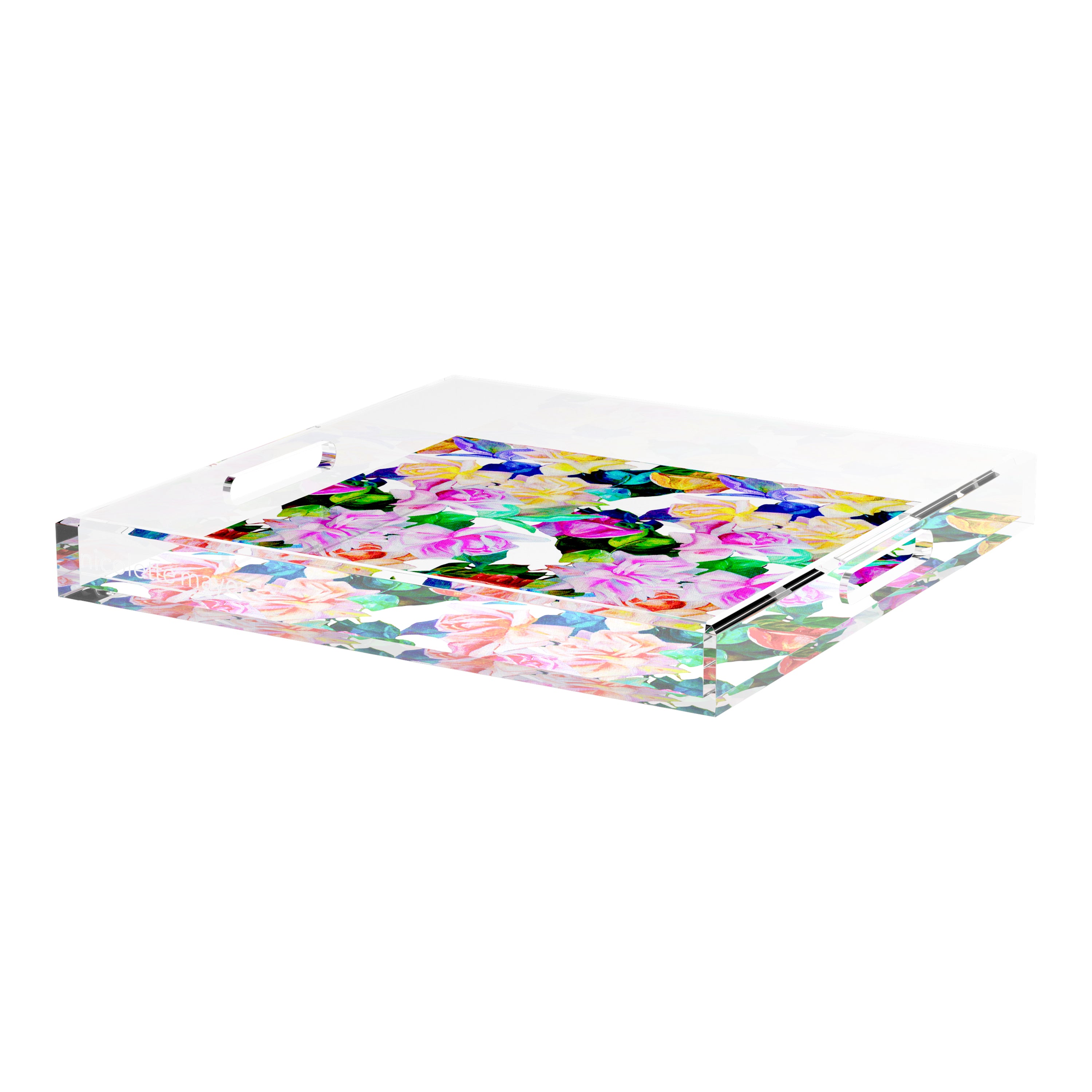 Passion Intenso 18X18 Acrylic Tray - nicolettemayer.com
