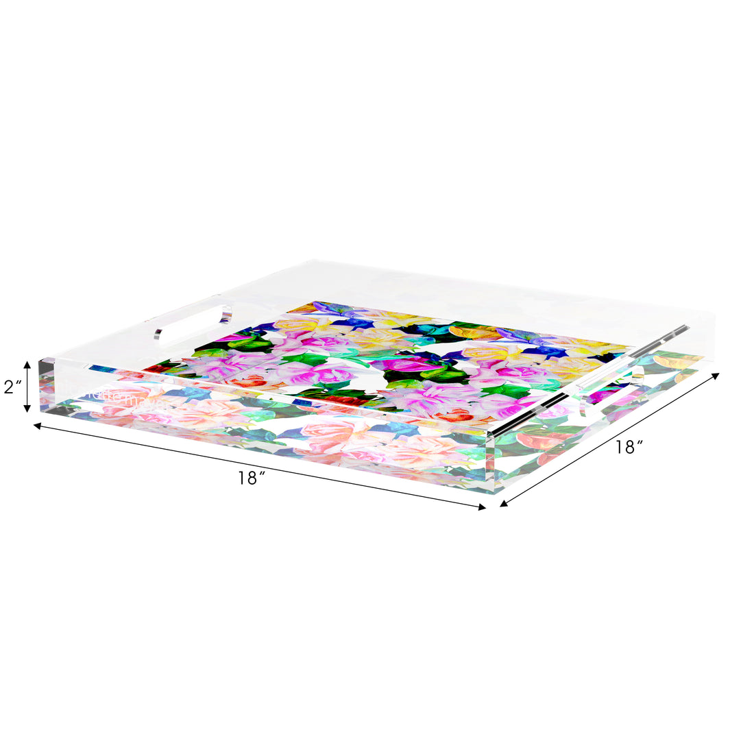 Passion Intenso 18X18 Acrylic Tray - nicolettemayer.com
