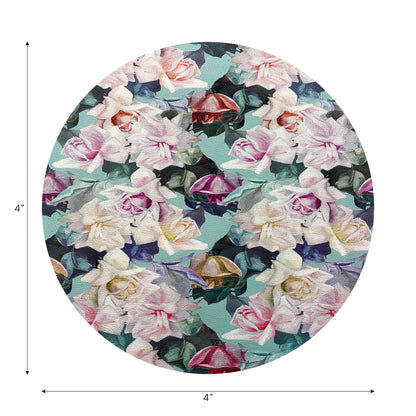 Passion Laduree Vegan Leather Round Coasters