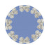 Pearl Bow Blue 16" Round Pebble Placemats, Set of 4 - nicolettemayer.com
