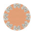 Pearl Bow Peach 16" Round Pebble Placemats, Set of 4 - nicolettemayer.com
