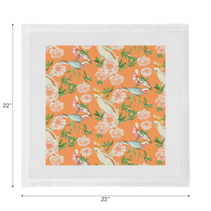 Peony Inspira Bellini Servietten mit Hohlsaum, 55,9 x 55,9 cm, 4er-Set