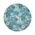 Peony Inspira Azur 16" Round Pebble Placemats, Set of 4 - nicolettemayer.com
