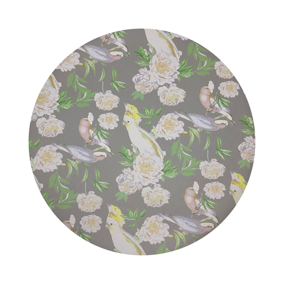 Peony Inspira Breakers 16&quot; Round Pebble Placemat, Set Of 4 - nicolettemayer.com