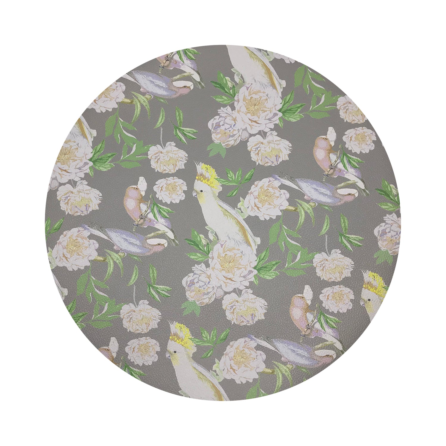 Peony Inspira Breakers 16&quot; Round Pebble Placemats, Set of 4 - nicolettemayer.com
