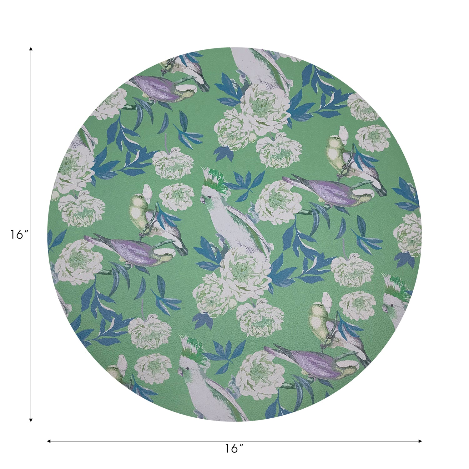 Peony Inspira Tropical 16&quot; Round Pebble Placemats, Set of 4 - nicolettemayer.com
