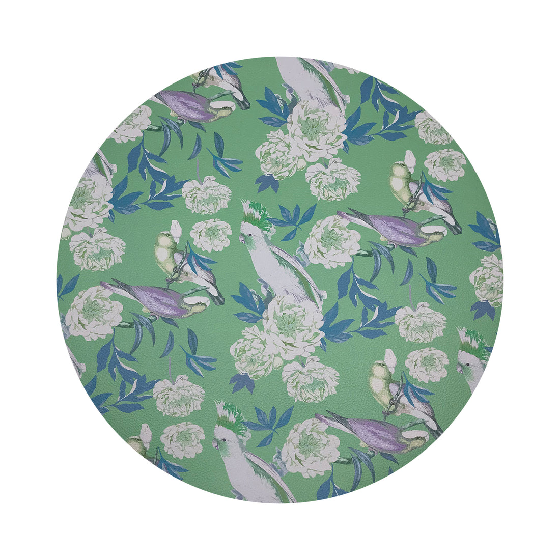 Peony Inspira Tropical 16&quot; Round Pebble Placemat, Set Of 4 - nicolettemayer.com