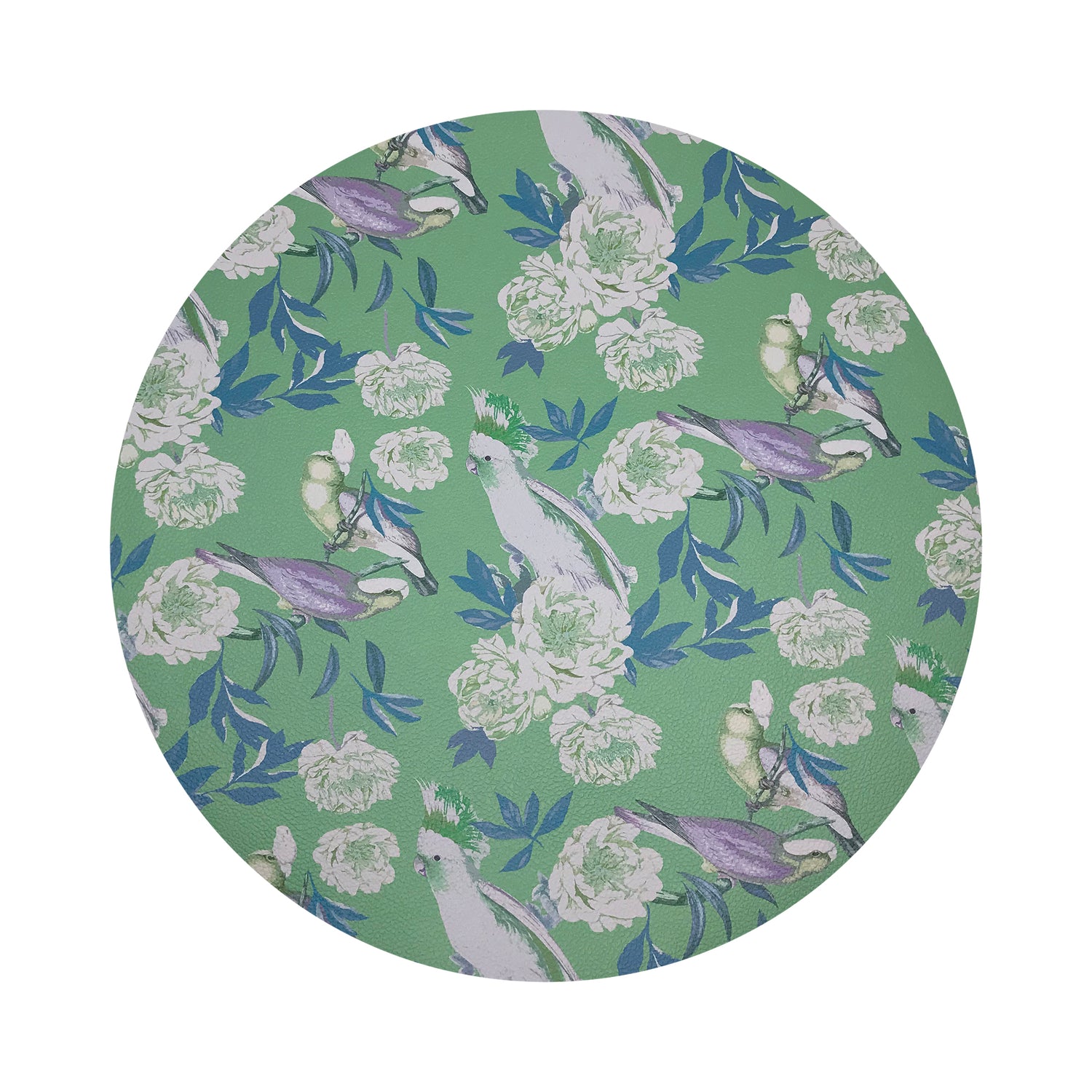 Peony Inspira Tropical 16&quot; Round Pebble Placemats, Set of 4 - nicolettemayer.com
