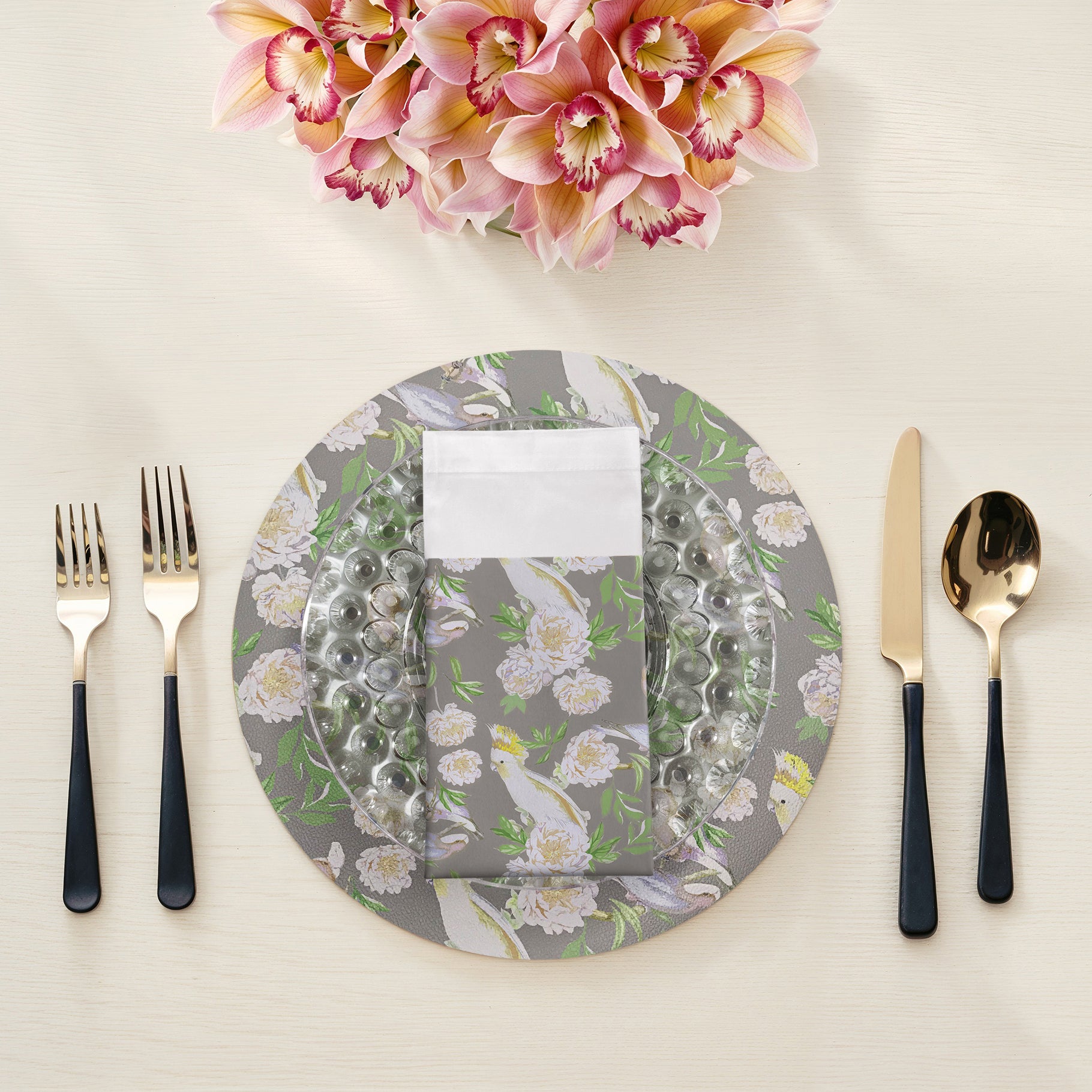 PEONY INSPIRA BREAKERS 22"X22" HEMSTITCH DINNER NAPKIN, SET OF 4 - nicolettemayer.com
