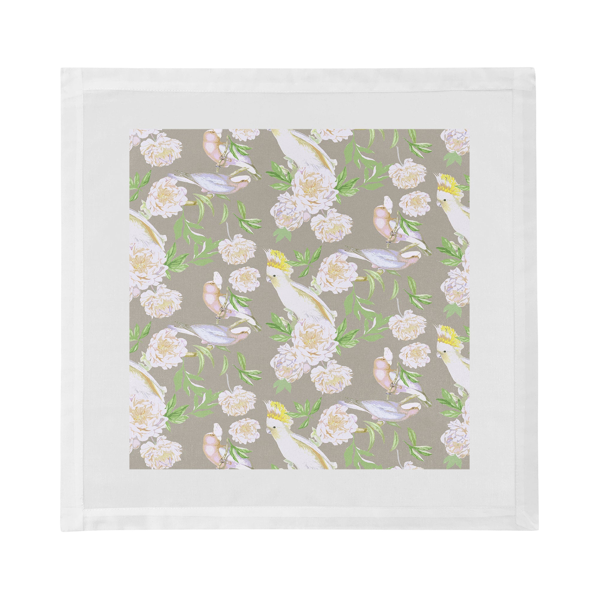 Peony Inspira Breakers Cotton Sateen Dinner Napkins - nicolettemayer.com