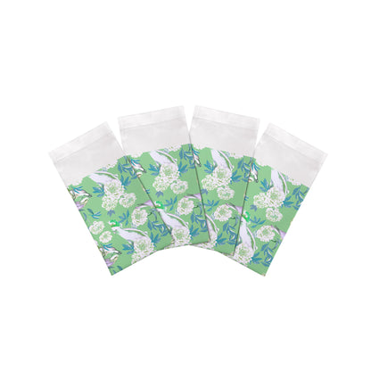 Peony Inspira Tropical Cotton Sateen Dinner Napkins